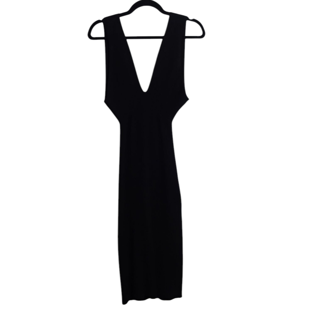 BANANA REPUBLIC Volta Halter Sweater Dress Crisscross Top Size Petite XSmall